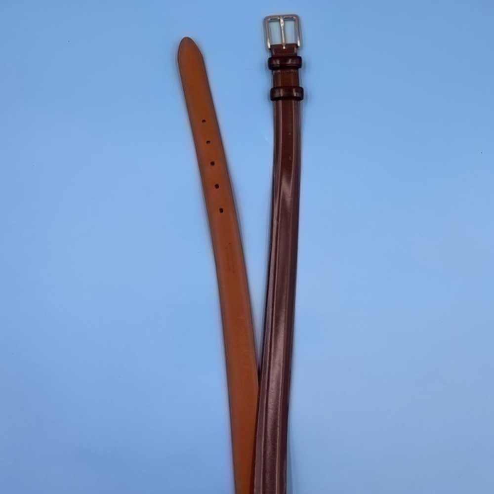 COLE HAAN Hand Antiqued Leather Belt